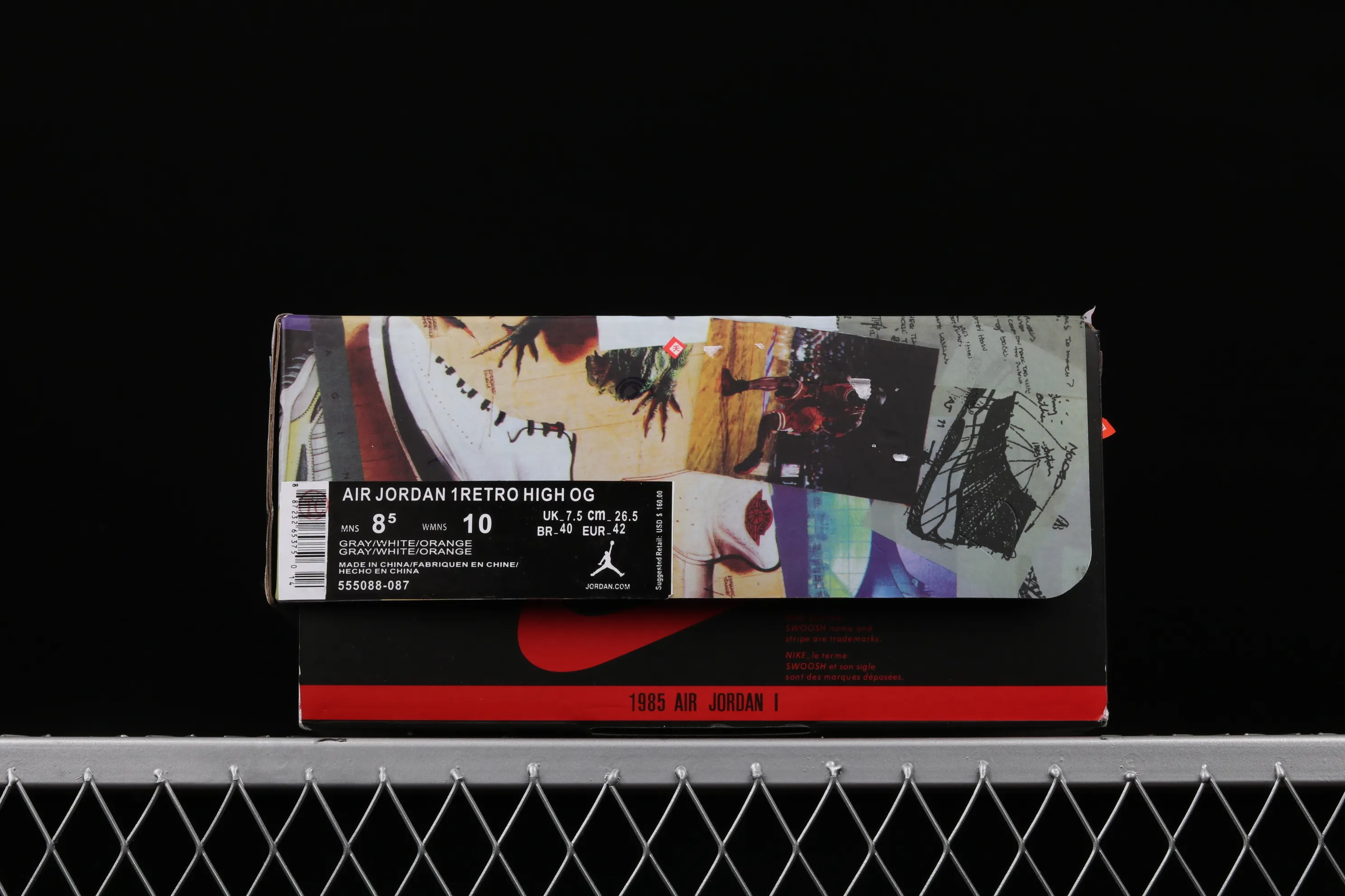 All Categories Air Jordan Jordan Series Basketball Shoes Air Jordan 1 High Element87 x Air Jordan 1 AJ1 Shoe King P.J. Tucker Customized Version Joe 1 White and Red Customized Model 555088-087